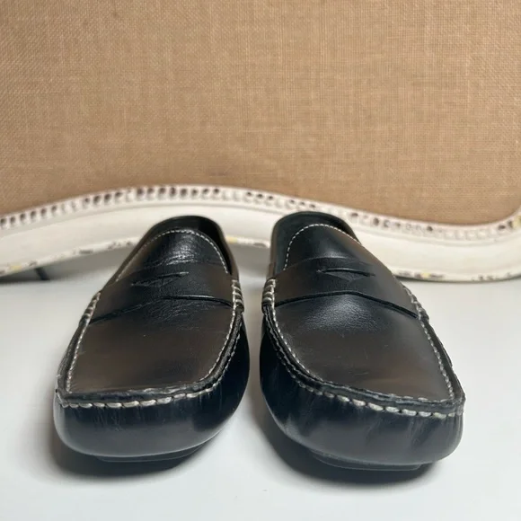 Cole Haan Black Leather Slip-On Loafers Women’s Flat Size 8.5B - Picture 4 of 15